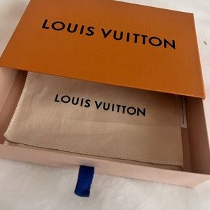 Louis Vuitton passport holder box
